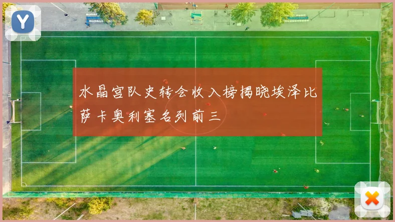 水晶宫队史转会收入榜揭晓埃泽比萨卡奥利塞名列前三